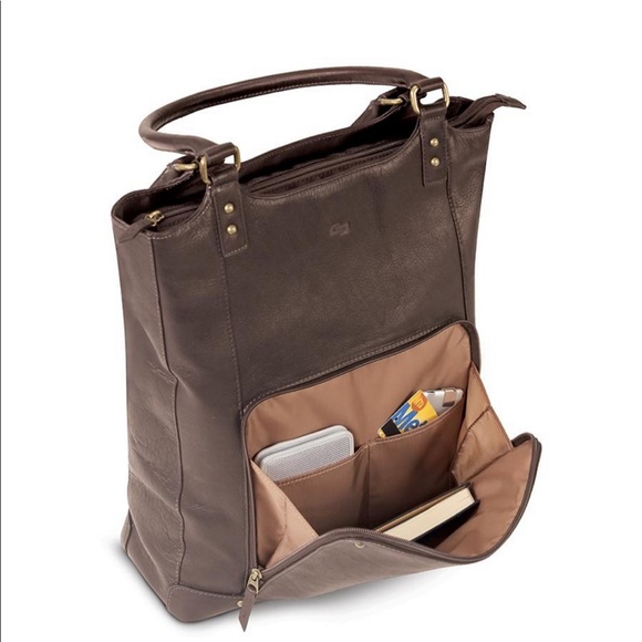solo Bags Solo 6inch Premium Leather Laptop Bucket Tote Poshmark